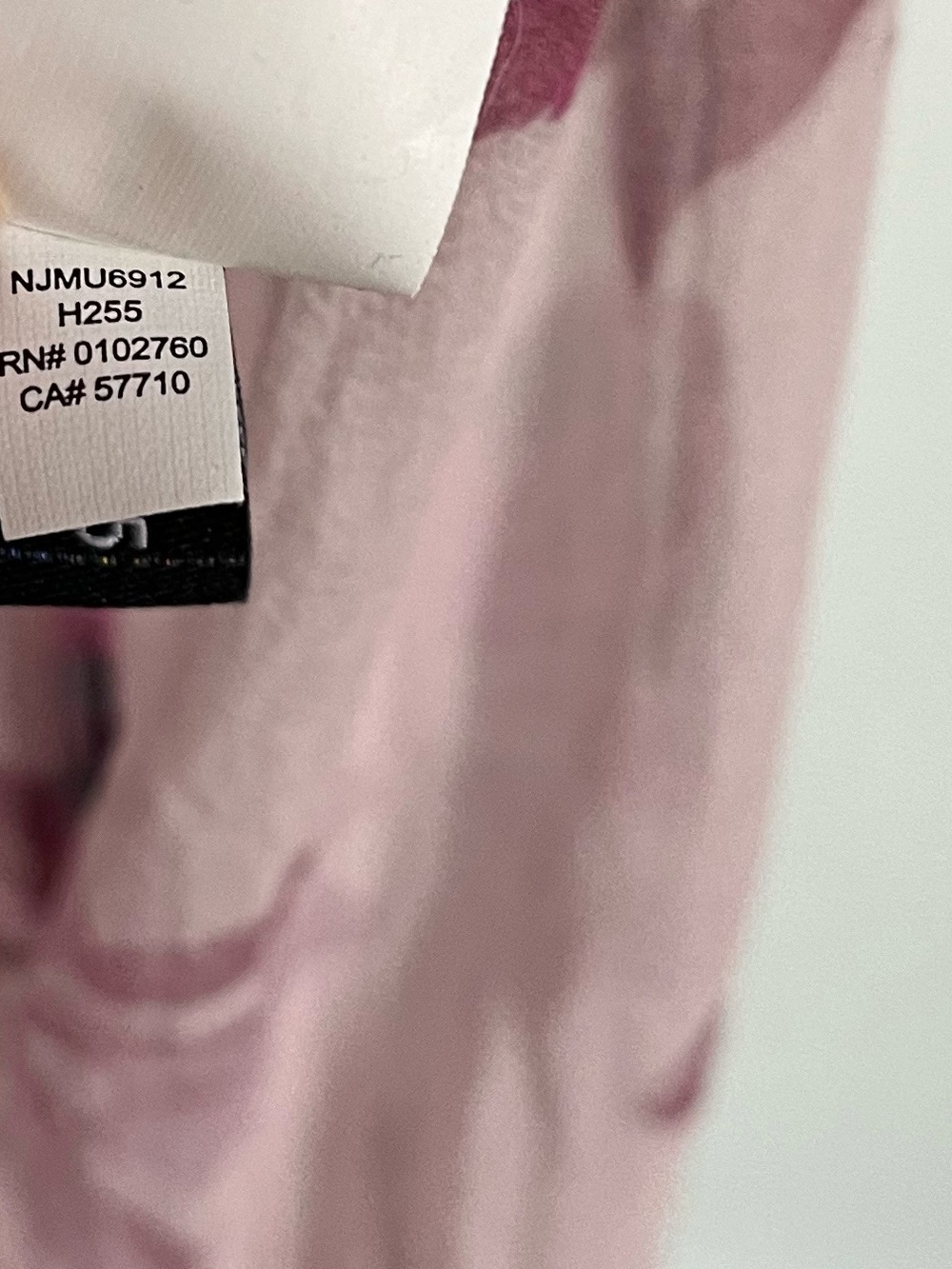 Kate Spade • Silk Floral Ruffle Tie-Neck Blouse - Pink - Picture 5 of 6